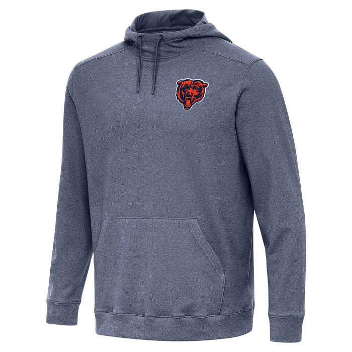 Chicago Bears Antigua Navy Bears Head Cloud Pullover Hooded Sweatshirt