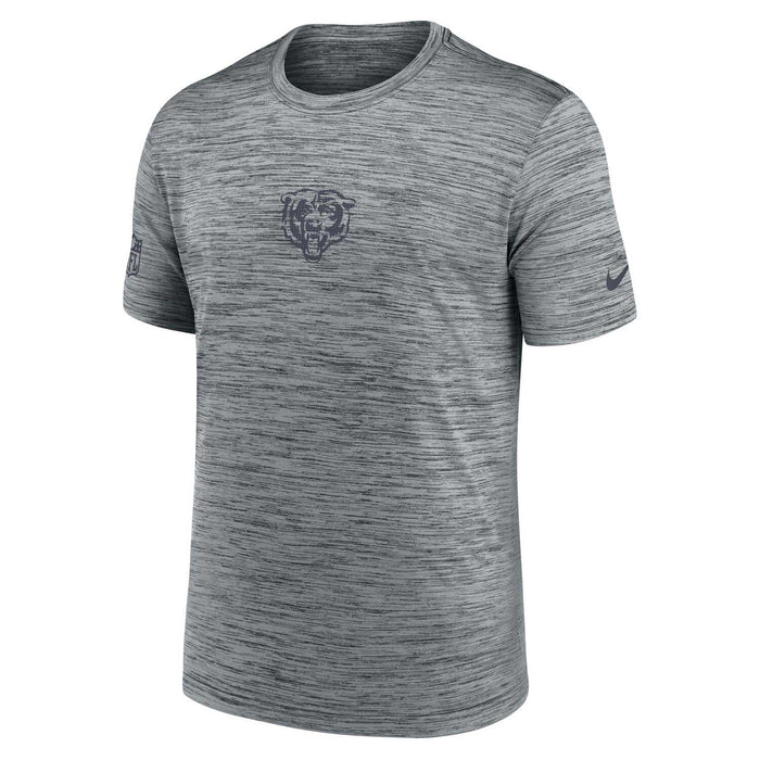 Chicago Bears Nike Grey Team Issue Logo Dri-Fit Short Sleeve T-Shirt