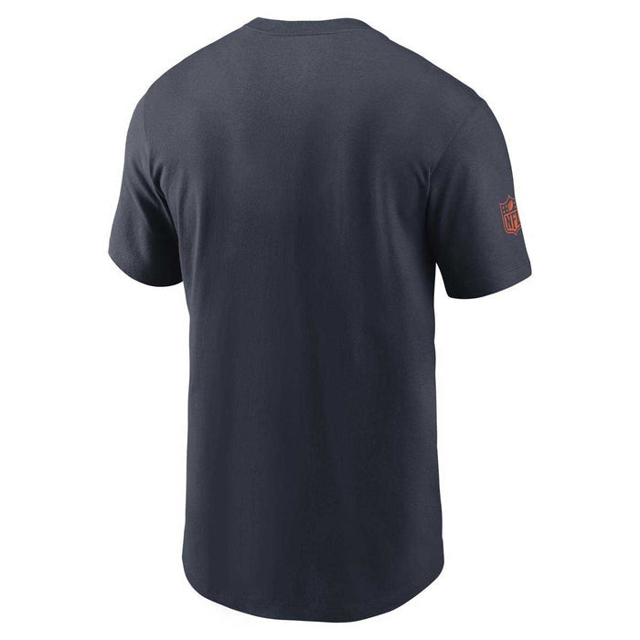 Chicago Bears Nike Navy Team Issue Wordmark Dri-Fit Short Sleeve T Shirt