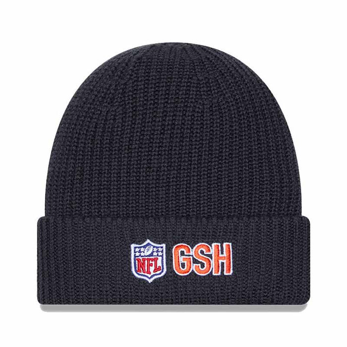 Chicago Bears New Era 2025 Bear Face Sideline On-Field Cold Weather Knit Cap