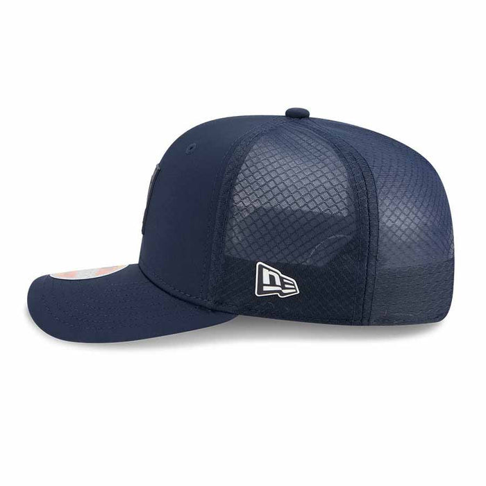 Chicago Bears New Era 2025 Sideline 9SEVENTY Team Color Stretch Snap Adjustable Trucker Cap