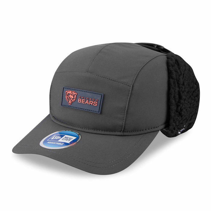 Chicago Bears New Era 2025 Sideline Cold Weather Dog Ear Runner Adjustable Cap