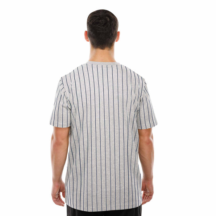 Chicago Bears New Era Grey Pinstripe Short Sleeve T-Shirt