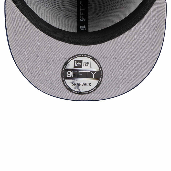Chicago Bears New Era Navy Script Corduroy 9FIFTY Snap Back Adjustable Cap