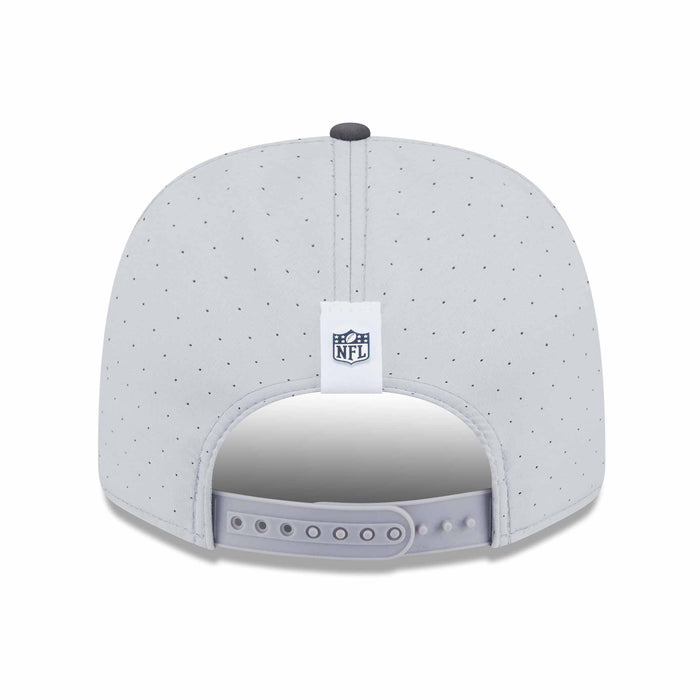Chicago Bears New Era Training Camp Grey Bears Head 9SEVENTY Stretch Snap Adjustable Cap