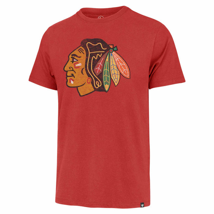Chicago Blackhawks 47 Brand Racer Red Premier Franklin T-Shirt