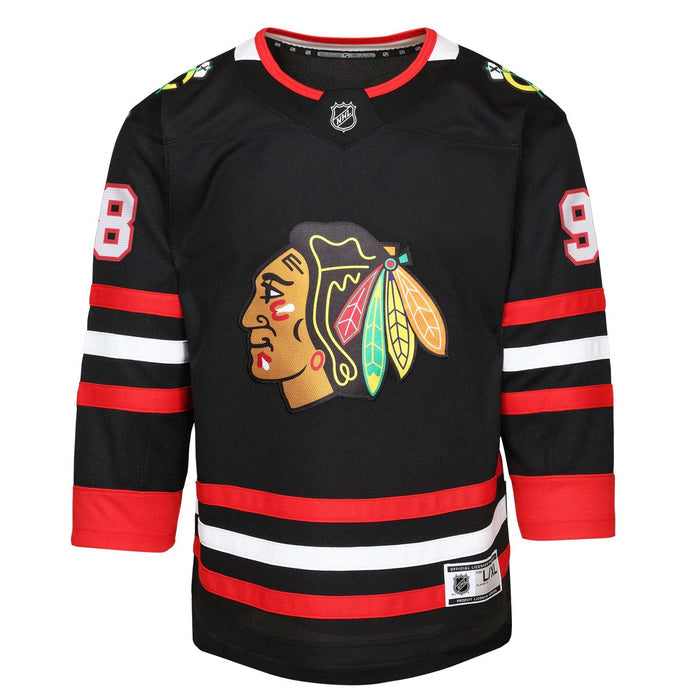 Chicago Blackhawks Connor Bedard Youth Fanatics 2025 Premier Third Alternate Jersey