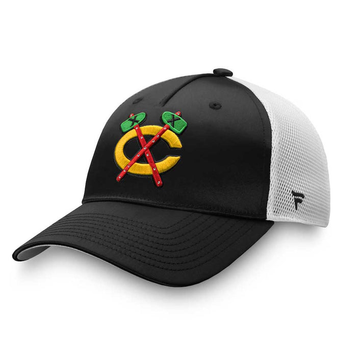 Chicago Blackhawks Fanatics Rink 9 Adjustable Mesh Snapback Cap