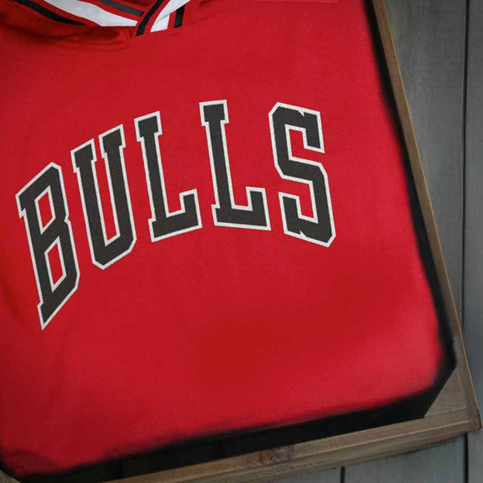 Chicago Bulls Fanatics Cotton Two Tone Hooded Sweatshirt