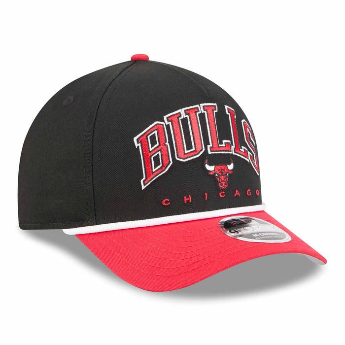 Chicago Bulls New Era Two Tone 9FORTY A Frame Rope Adjustable Cap