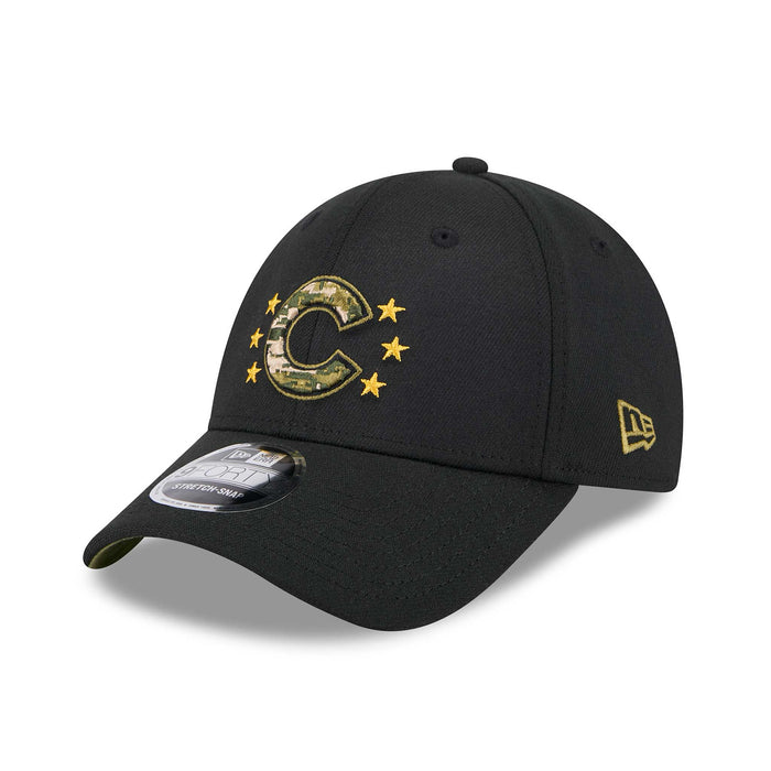 Chicago Cubs 2024 Armed Forces Day 9FORTY Adjustable Cap