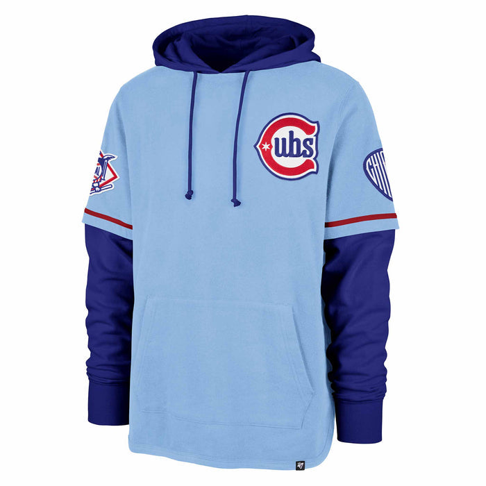 Chicago Cubs 47 Brand Alternate Blues Shortstop Pullover Hooded Sweatshirt