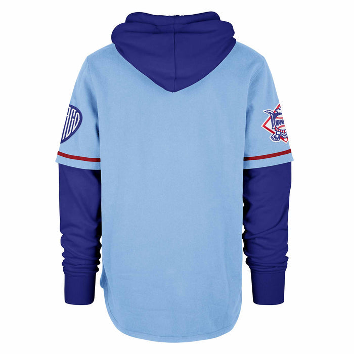 Chicago Cubs 47 Brand Alternate Blues Shortstop Pullover Hooded Sweatshirt