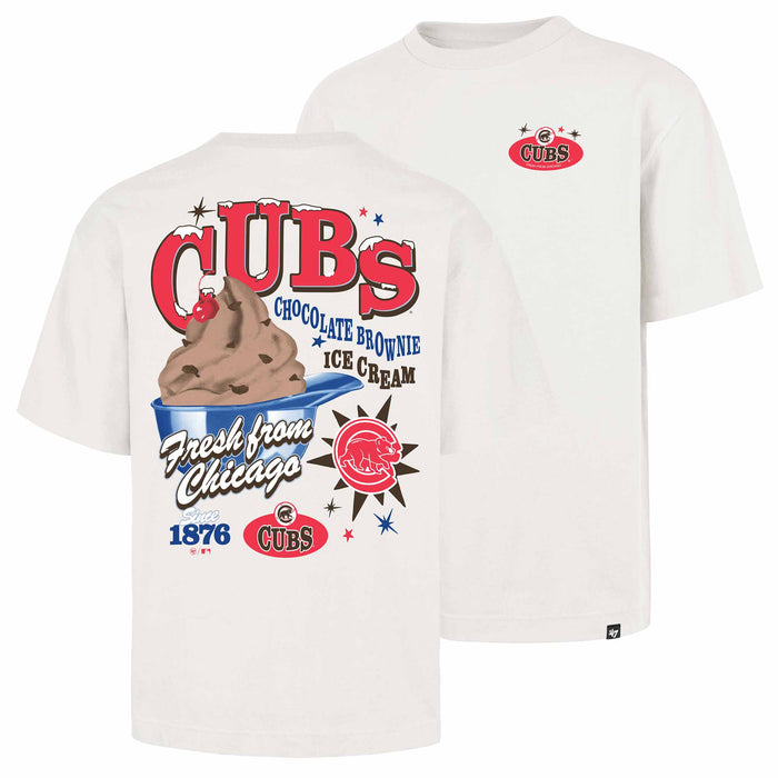Chicago Cubs 47 Brand Ice Cream Parlor Foundation Two Sided T Shirt
