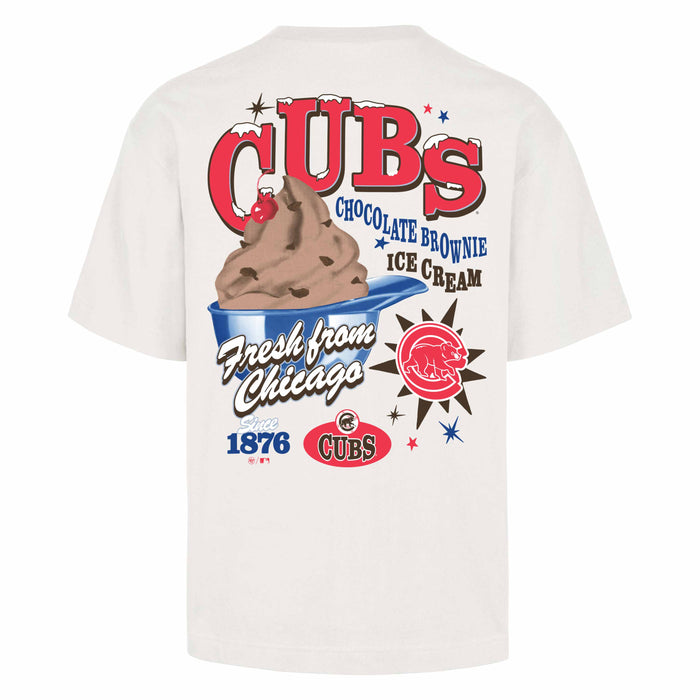 Chicago Cubs 47 Brand Ice Cream Parlor Foundation Two Sided T Shirt