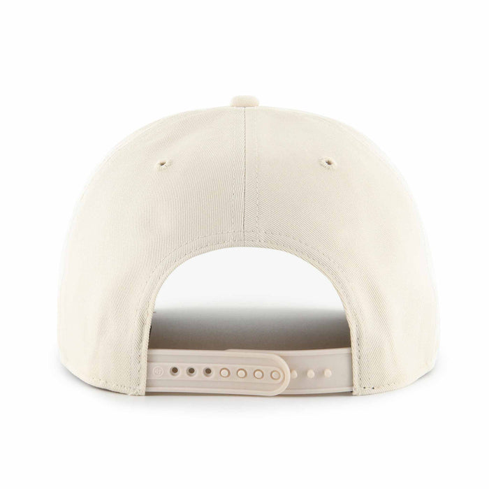 Chicago Cubs 47 Brand Khaki Blues Alternate 2 Wordmark Roscoe Hitch Adjustable Cap