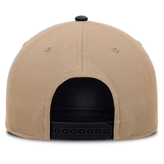 Chicago Cubs Nike A-Frame Tan & Black Adjustable Cap