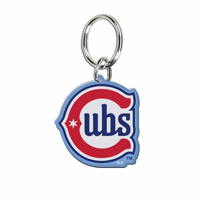 Chicago Cubs Alternate 2 Blues Logo Premium Acrylic Key Ring