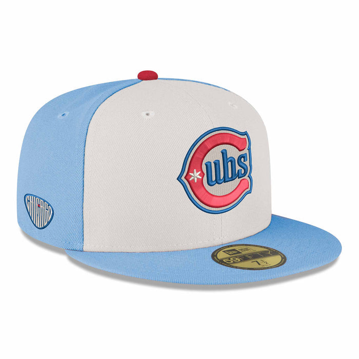 Chicago Cubs Blues Alternate 2 Chrome Sky Blue New Era 59FIFTY Fitted Cap