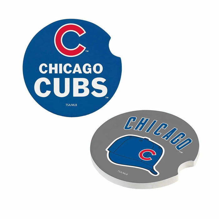 Chicago Cubs Car Coaster Set