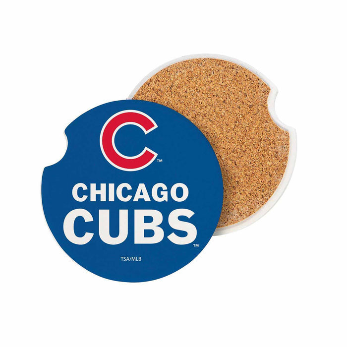 Chicago Cubs Car Coaster Set