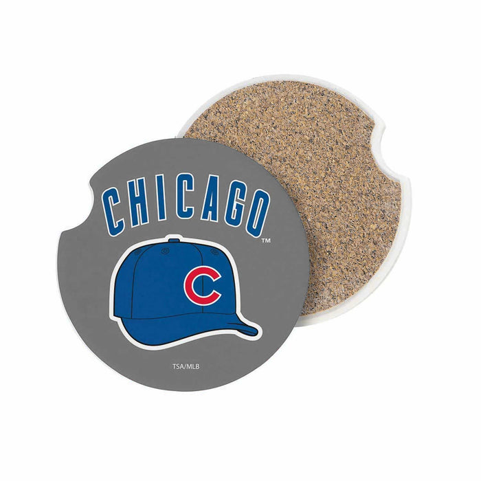 Chicago Cubs Car Coaster Set