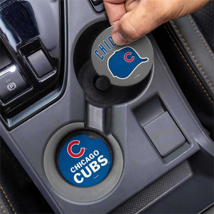 Chicago Cubs Car Coaster Set
