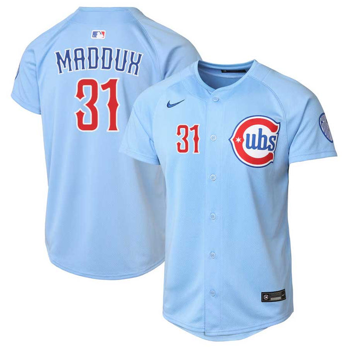 Chicago Cubs Greg Maddux Youth Nike Youth Blues Alternate 2 Home Run Jersey
