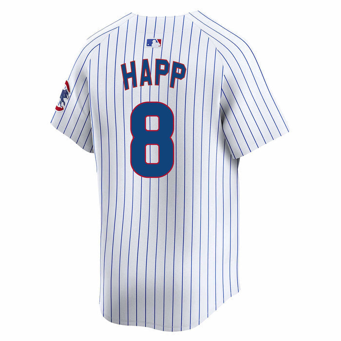 Chicago Cubs Ian Happ Youth Home Nike Home Run Jersey With Authentic Lettering
