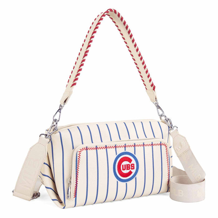 Chicago Cubs Montana West Pinstripe Cross Body Shoulder Bag