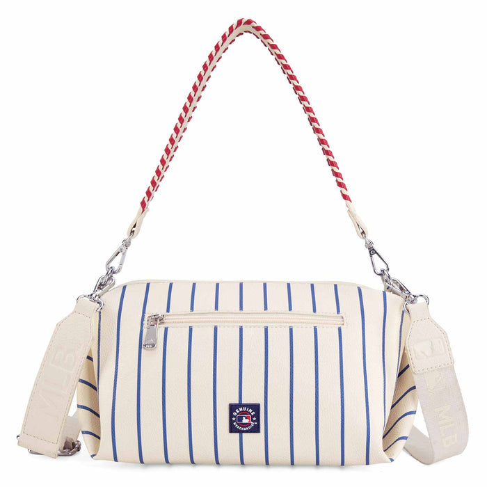 Chicago Cubs Montana West Pinstripe Cross Body Shoulder Bag