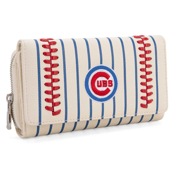 Chicago Cubs Montana West Pinstripe Wallet Wristlet