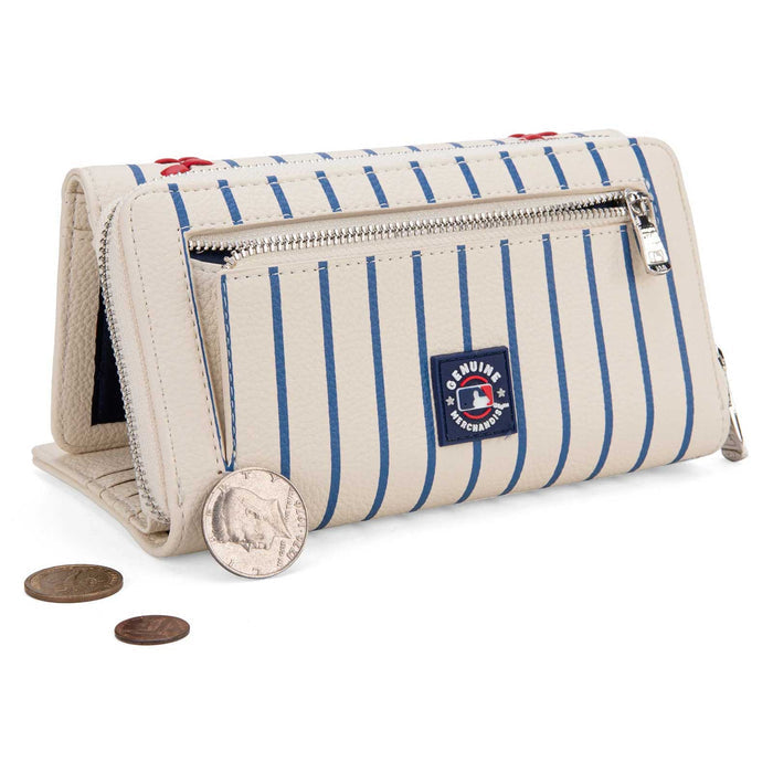Chicago Cubs Montana West Pinstripe Wallet Wristlet
