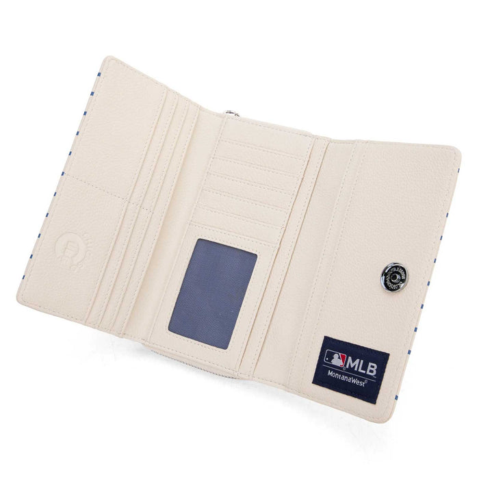 Chicago Cubs Montana West Pinstripe Wallet Wristlet