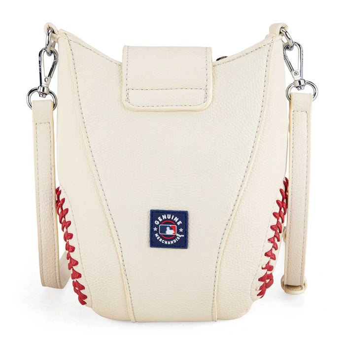 Chicago Cubs Montana West White Baseball Stitch Crossbody Purse