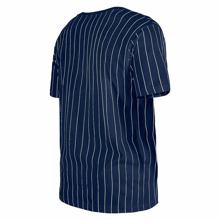 Chicago Cubs New Era 1914 Bear Navy Pinstripe T-Shirt