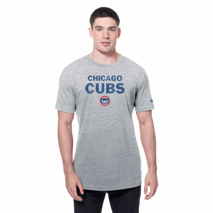 Chicago Cubs New Era 1984 Bear Bubble Grey T-Shirt