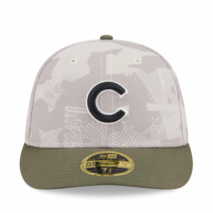 Chicago Cubs New Era 2025 Armed Forces Day 59FIFTY Low Profile Fitted Cap