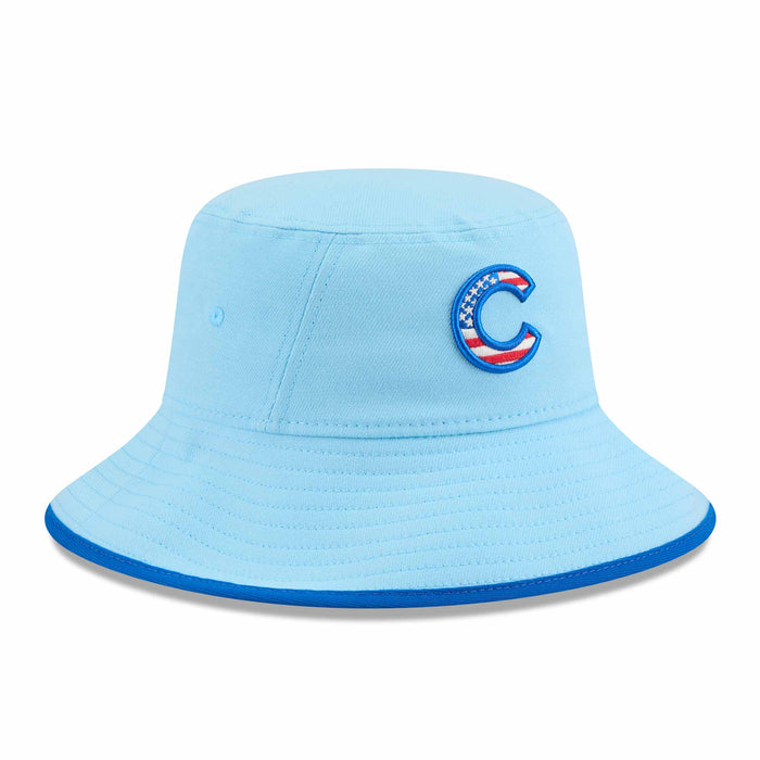 Chicago Cubs New Era 2025 Fourth of July Bucket Cap
