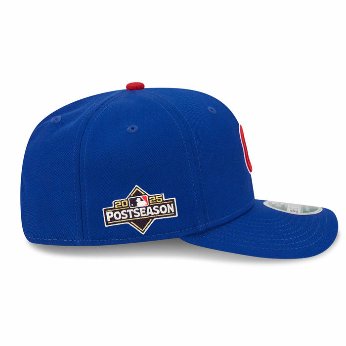 Chicago Cubs New Era 2025 Post Season Authentic Collection Home 9SEVENTY Stretch Snap Adjustable Cap
