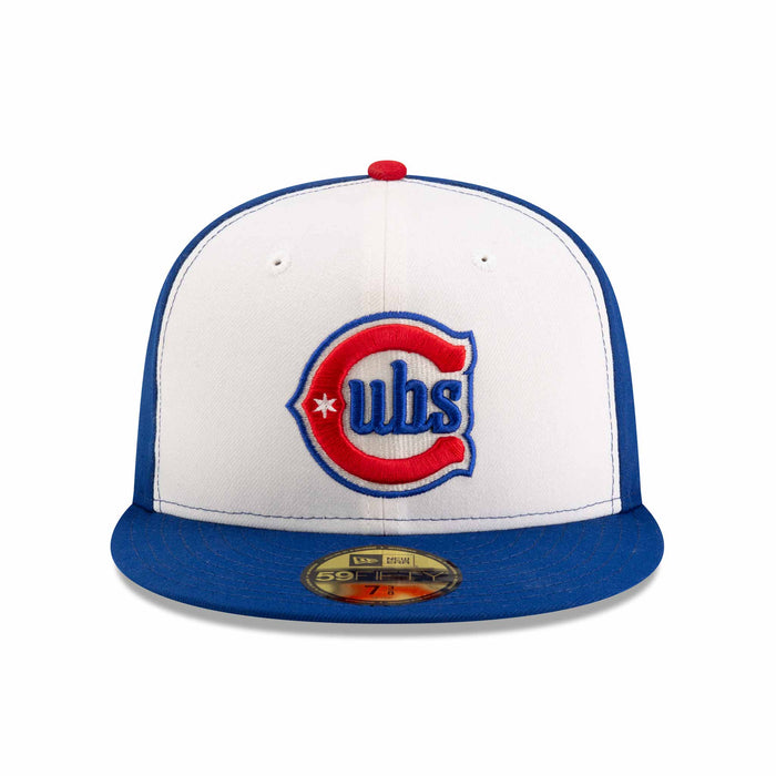 Chicago Cubs New Era 2025 Post Season On Field Authentic Collection Blues Alternate 59FIFTY Fitted Cap