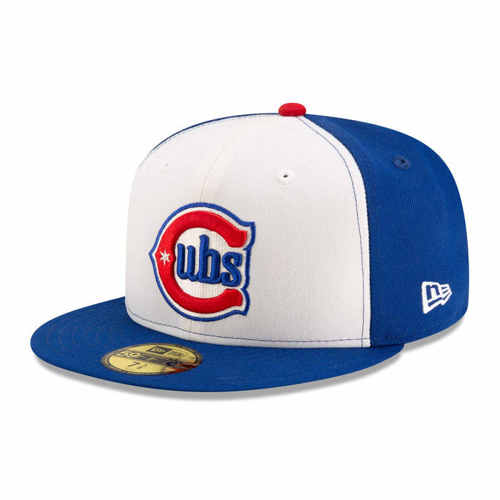 Chicago Cubs New Era 2025 Post Season On Field Authentic Collection Blues Alternate 59FIFTY Fitted Cap
