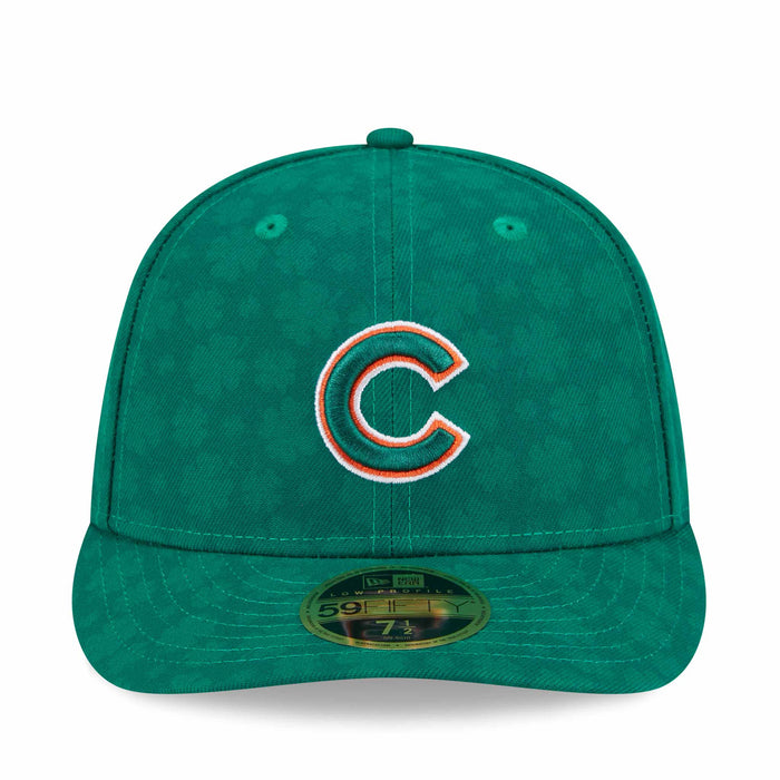 Chicago Cubs New Era 2025 St. Patricks Day Low Profile 59FIFTY Fitted Cap