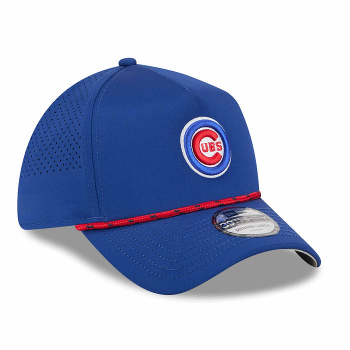 Chicago Cubs New Era 39THIRTY Royal Mesh Rope Stretch Fit Cap