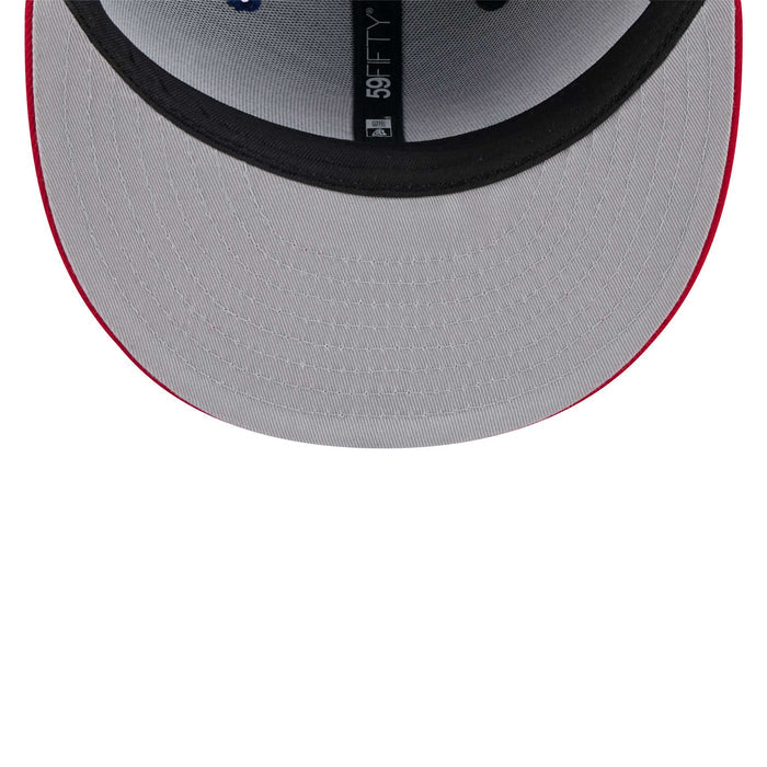 Chicago Cubs New Era 59FIFTY Two Color Pinstripe Fitted Cap