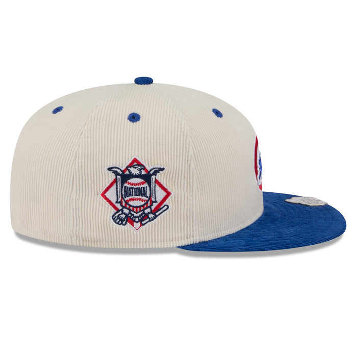 Chicago Cubs New Era 59FIFTY Walking Bear Corderoy Fitted Cap