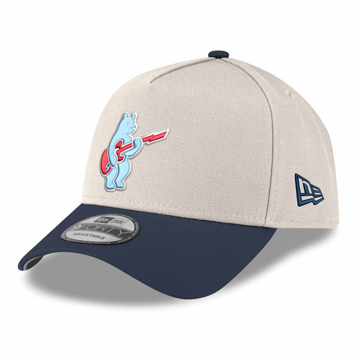 Chicago Cubs New Era 9FORTY M Crown Rock Bear Two Tone Adjustable Cap