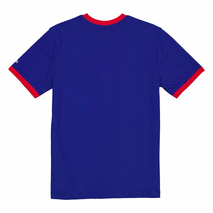 Chicago Cubs New Era Bullseye Script V neck T-Shirt