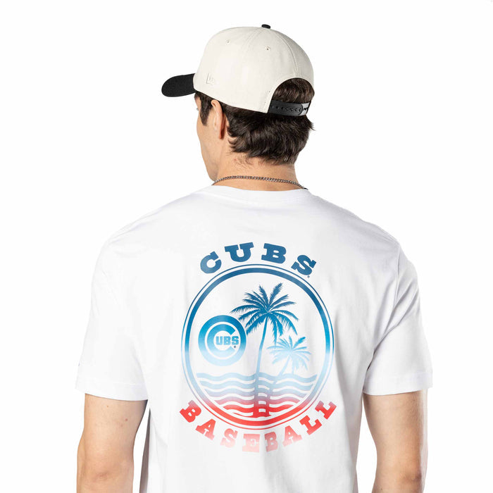Chicago Cubs New Era Double Sided Palm Tree T-Shirt