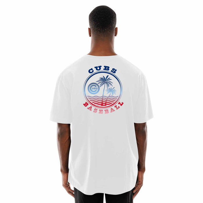 Chicago Cubs New Era Double Sided Palm Tree T-Shirt